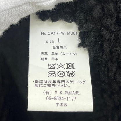 【中古】MANUAL ALPHABET | マニュアルアルファベット その他アウター CA17FW-MJ01 ブラック サイズ：L【加古川店】