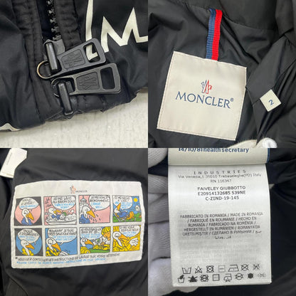 【中古】MONCLER | モンクレール WILSON FAIVELEY ダウンジャケット E20914132685 ブラック サイズ：2【加古川店】