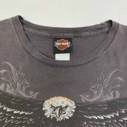 【中古】HARLEY-DAVIDSON | ハーレーダビットソン 半袖Ｔシャツ ブラック【加古川店】