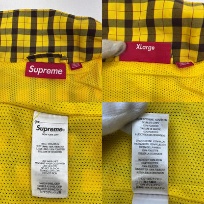 Supreme | シュプリーム PLAID TRACK JKT ナイロンジャケット イエロー XLサイズ　25FW ナイロンジャケット イエロー サイズ：XL