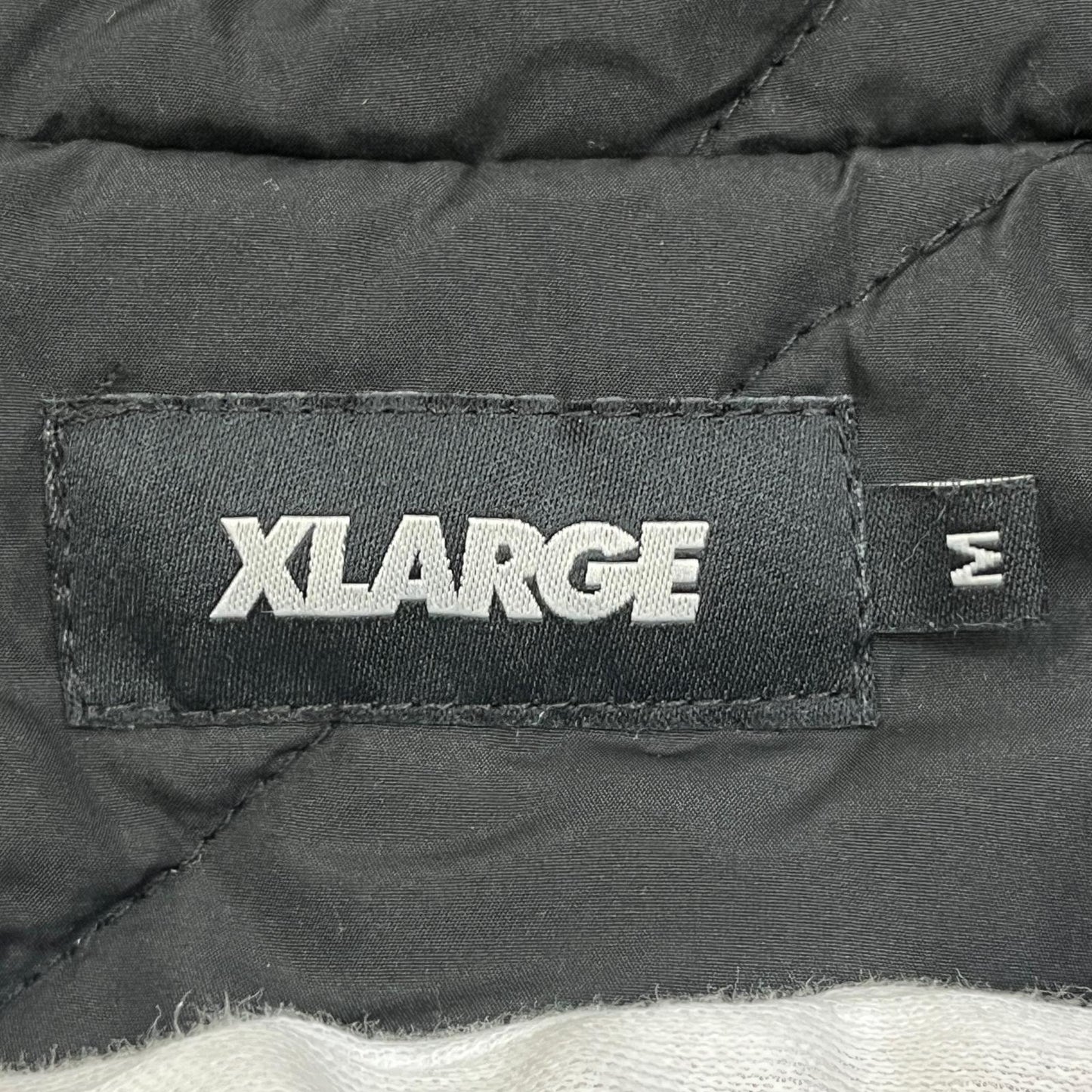 【中古】X-LARGE | エクストララージ NYLON PUFFER JACKET 中綿ジャケット 101213021005 ブラック サイズ：M【加古川店】