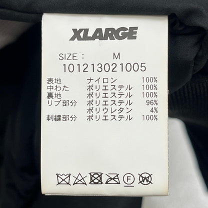 【中古】X-LARGE | エクストララージ NYLON PUFFER JACKET 中綿ジャケット 101213021005 ブラック サイズ：M【加古川店】