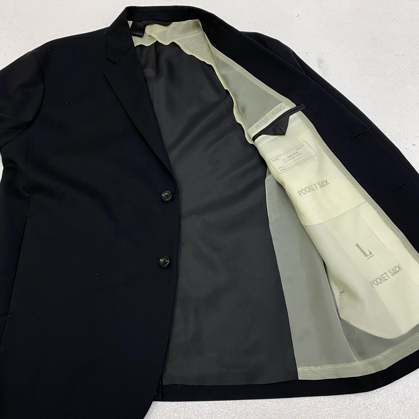 【中古】N.HOOLYWOOD | エヌハリウッド テーラードジャケット 2252-jk06-004peg ブラック サイズ：38【加古川店】