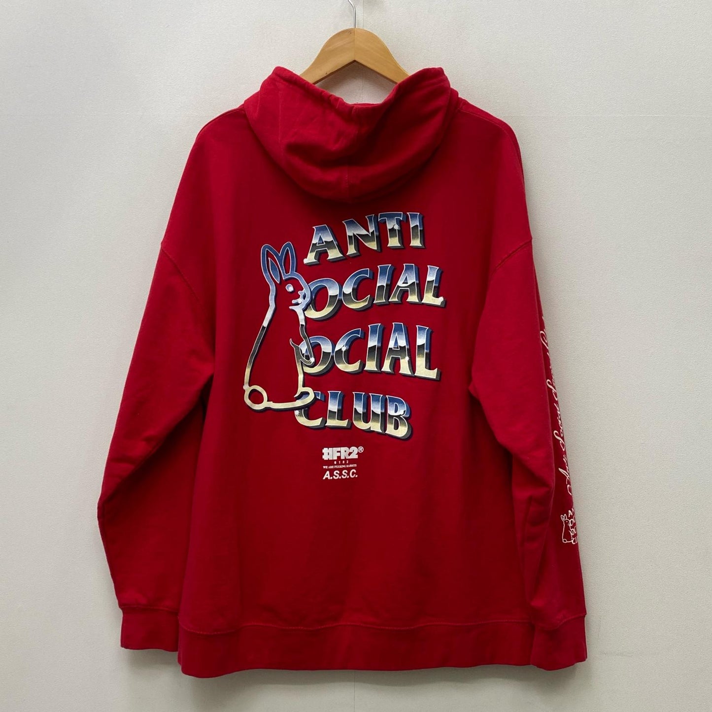 【中古】ANTI SOCIAL SOCIAL CLUB | アンチソーシャルソーシャルクラブ FR2 ASSC パーカー SS4500P レッド サイズ：XL【加古川店】