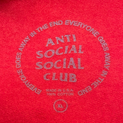 【中古】ANTI SOCIAL SOCIAL CLUB | アンチソーシャルソーシャルクラブ FR2 ASSC パーカー SS4500P レッド サイズ：XL【加古川店】