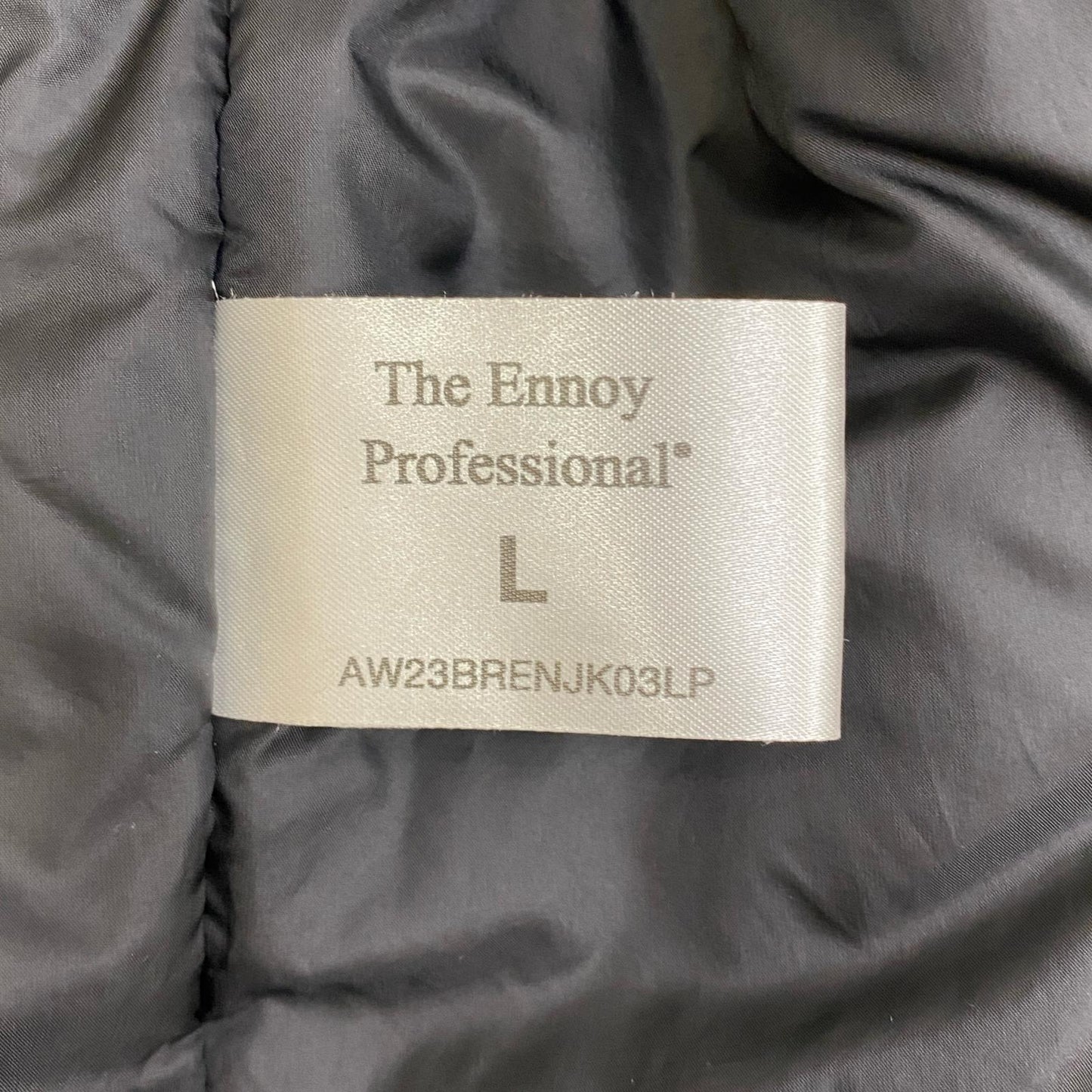 【中古】 The Ennoy Professional ナイロンジャケット AW23BRENJK03LP グレー サイズ：L【加古川店】