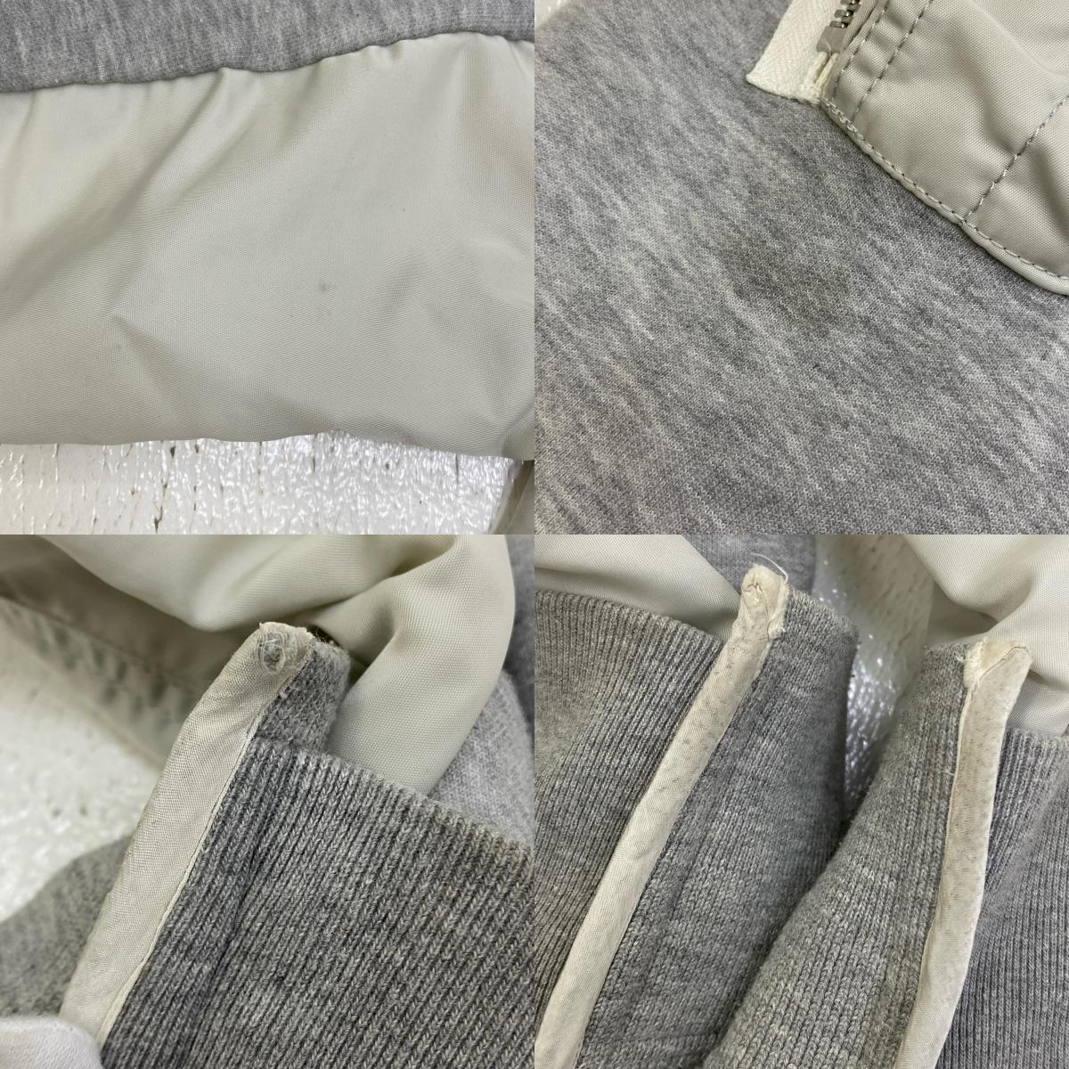 【中古】Sacai | サカイ Nylon Twill Hoodie Sponge Sweat パーカー SCM-056 グレー サイズ：3【加古川店】