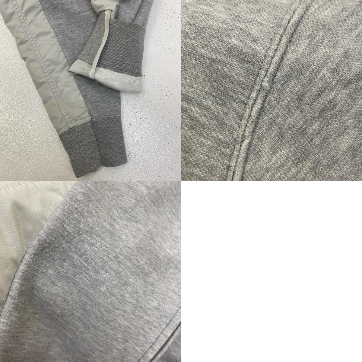 【中古】Sacai | サカイ Nylon Twill Hoodie Sponge Sweat パーカー SCM-056 グレー サイズ：3【加古川店】