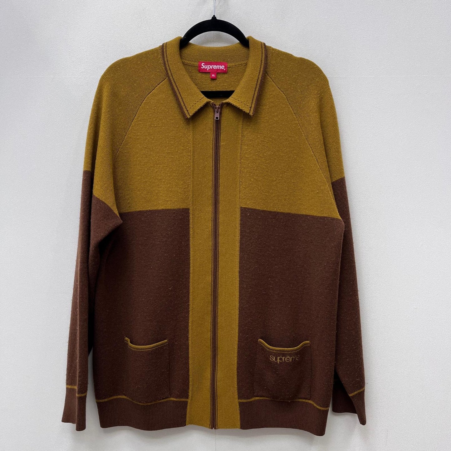 Supreme | シュプリーム Color Blocked Zip ニット マルチカラー XLサイズ 19AW 毛羽立ち ニット マルチカラー サイズ：XL