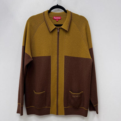 Supreme | シュプリーム Color Blocked Zip ニット マルチカラー XLサイズ 19AW 毛羽立ち ニット マルチカラー サイズ：XL