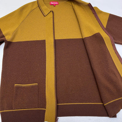 Supreme | シュプリーム Color Blocked Zip ニット マルチカラー XLサイズ 19AW 毛羽立ち ニット マルチカラー サイズ：XL