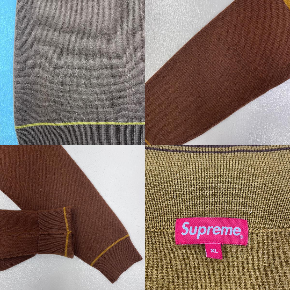 Supreme | シュプリーム Color Blocked Zip ニット マルチカラー XLサイズ 19AW 毛羽立ち ニット マルチカラー サイズ：XL