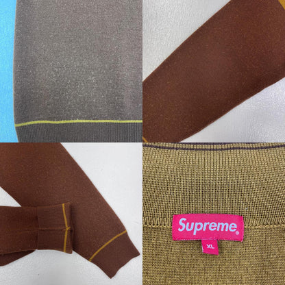 Supreme | シュプリーム Color Blocked Zip ニット マルチカラー XLサイズ 19AW 毛羽立ち ニット マルチカラー サイズ：XL
