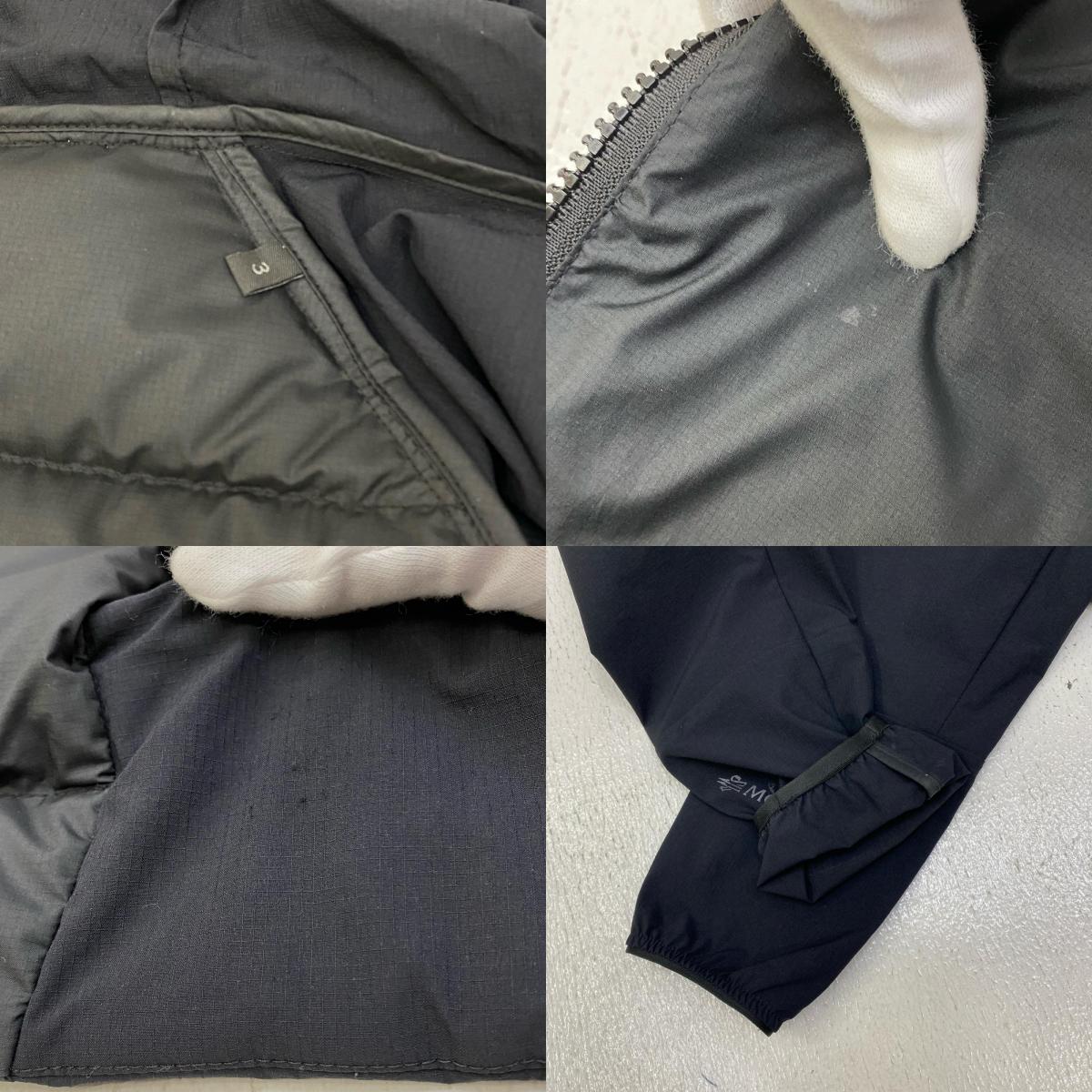 【中古】MONCLER | モンクレール SOMME GIUBBOTTO ダウンジャケット I201931A00108 596IU ブラック サイズ：3【加古川店】