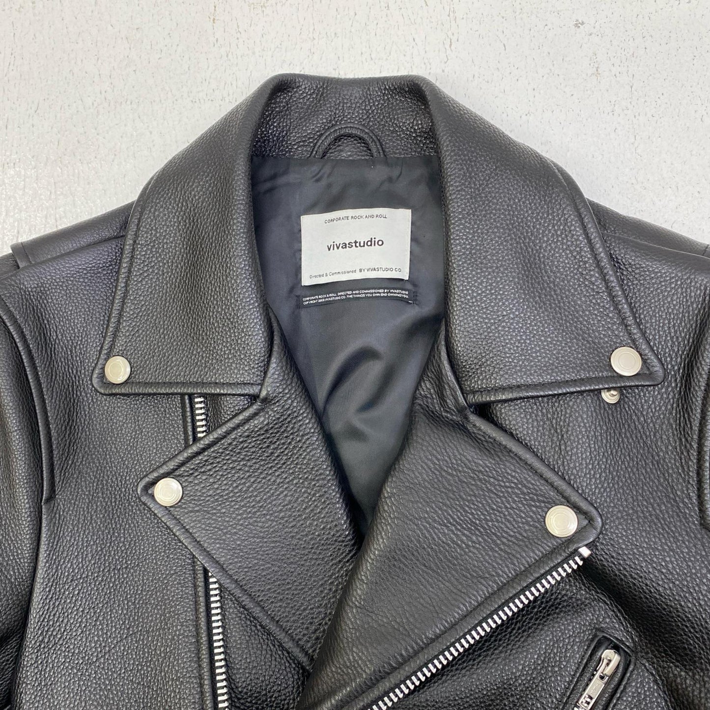 【中古】VIVASTUDIO | ビバスタジオ ライダースジャケット ブラック サイズ：S【加古川店】
