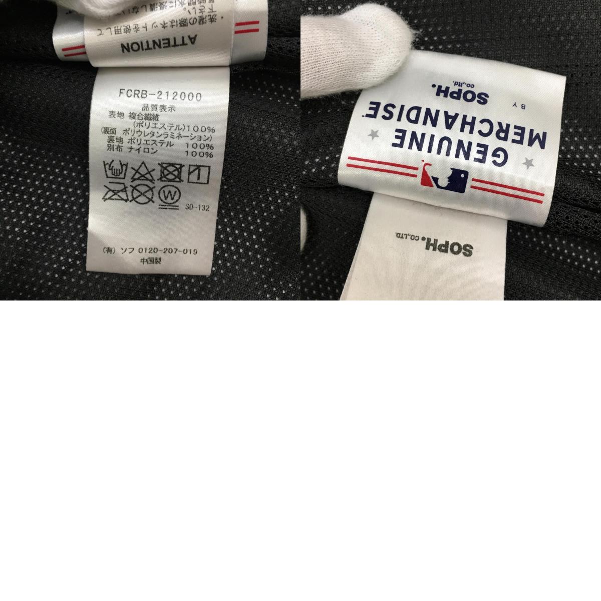 【中古】FCRB | エフシーアールビー MLB TOUR WARM UP JACK ナイロンジャケット FCRB-212000 ブラック サイズ：L【加古川店】