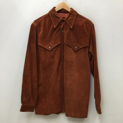 【中古】 wind armor:suede jacket 牛革 レザー ブラウン サイズ：L【加古川店】