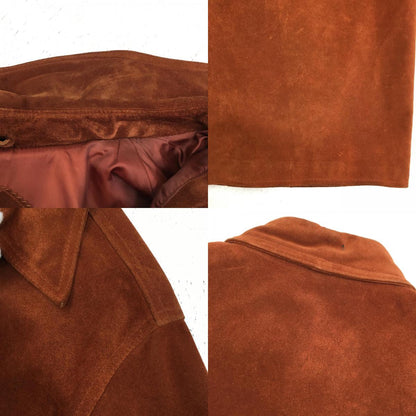 【中古】 wind armor:suede jacket 牛革 レザー ブラウン サイズ：L【加古川店】