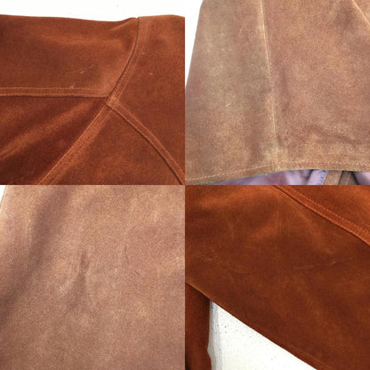 【中古】 wind armor:suede jacket 牛革 レザー ブラウン サイズ：L【加古川店】