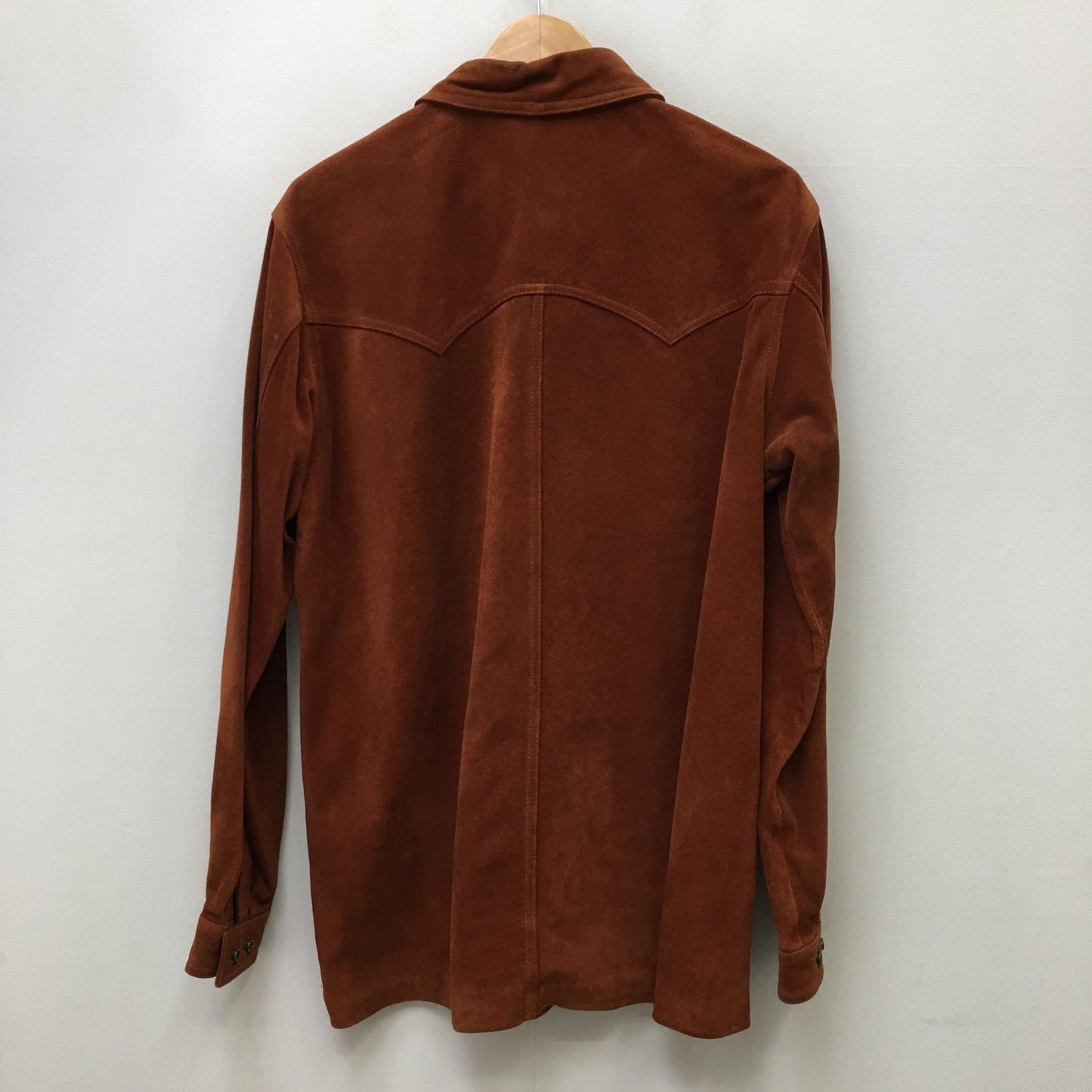 【中古】 wind armor:suede jacket 牛革 レザー ブラウン サイズ：L【加古川店】
