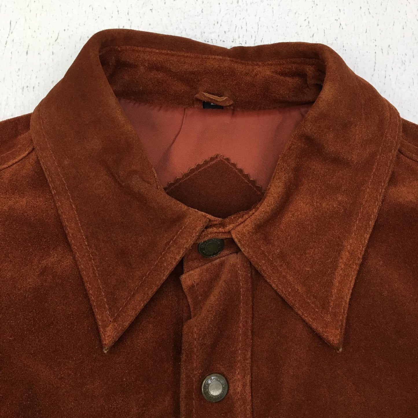 【中古】 wind armor:suede jacket 牛革 レザー ブラウン サイズ：L【加古川店】