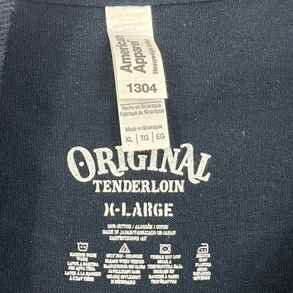 【中古】TENDERLOIN | テンダーロイン LONG SLEEVE TEE 2D 長袖Ｔシャツ ネイビー サイズ：XL【加古川店】