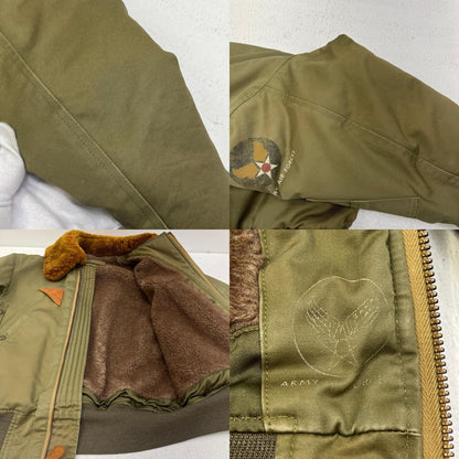 【中古】The REAL McCOY'S | ザリアルマッコイズ HUDSON B-15A ミリタリーコート カーキ サイズ：38【加古川店】
