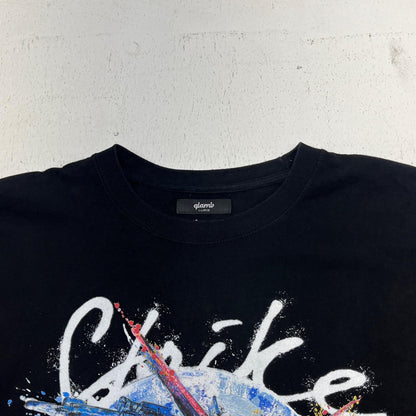 【中古】glamb | グラム Strike Gundam T 半袖Ｔシャツ GB0125 ブラック サイズ：XL【加古川店】