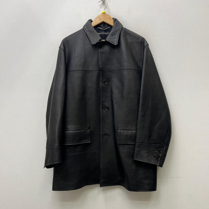 【中古】WACKOMARIA | ワコマリア LEATHER COAT ( TYPE-1 ) レザー WMO-CO03 ブラック サイズ：L【加古川店】