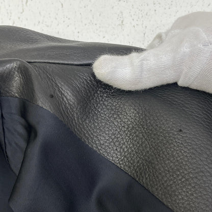 【中古】WACKOMARIA | ワコマリア LEATHER COAT ( TYPE-1 ) レザー WMO-CO03 ブラック サイズ：L【加古川店】