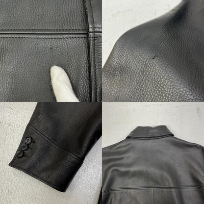 【中古】WACKOMARIA | ワコマリア LEATHER COAT ( TYPE-1 ) レザー WMO-CO03 ブラック サイズ：L【加古川店】