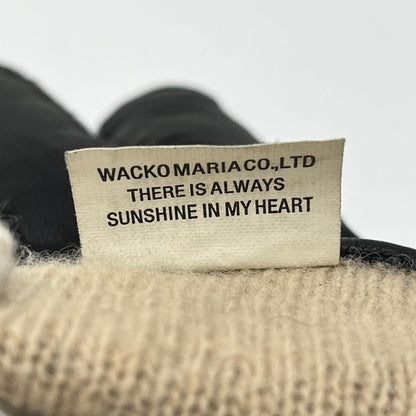 【中古】WACKOMARIA | ワコマリア LEATHER GLOVE 手袋 WMA-GL01 ブラック【加古川店】