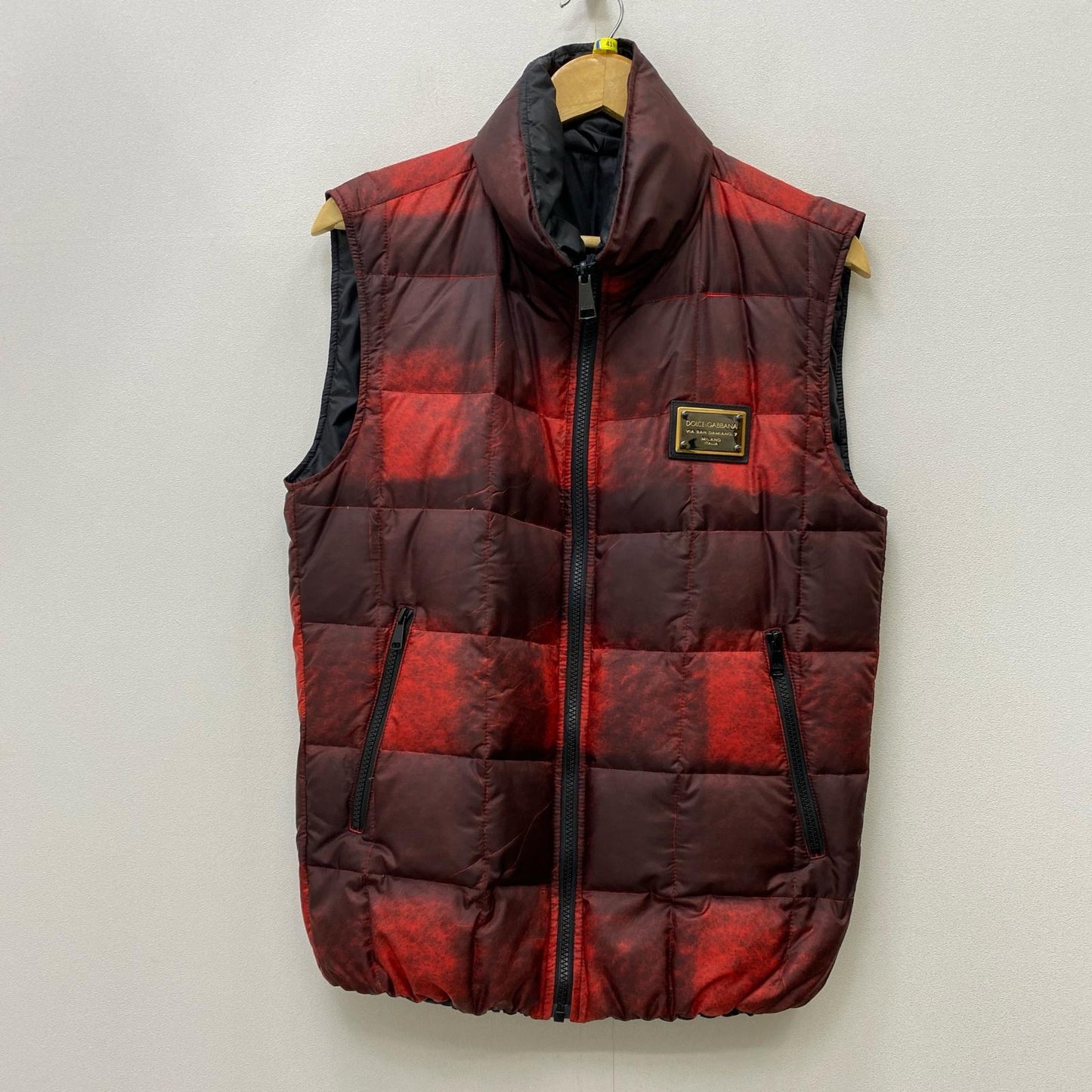 【中古】DOLCE & GABBANA | ドルチェアンドガッバーナ 国内正規品 ダウンベスト G9L35T リバーシブル サイズ：48【加古川店】