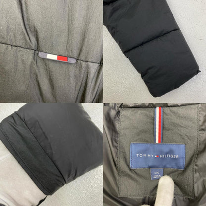 【中古】TOMMY HILFIGER | トミーヒルフィガー ダウンジャケット MW27679 ブラック サイズ：L【加古川店】