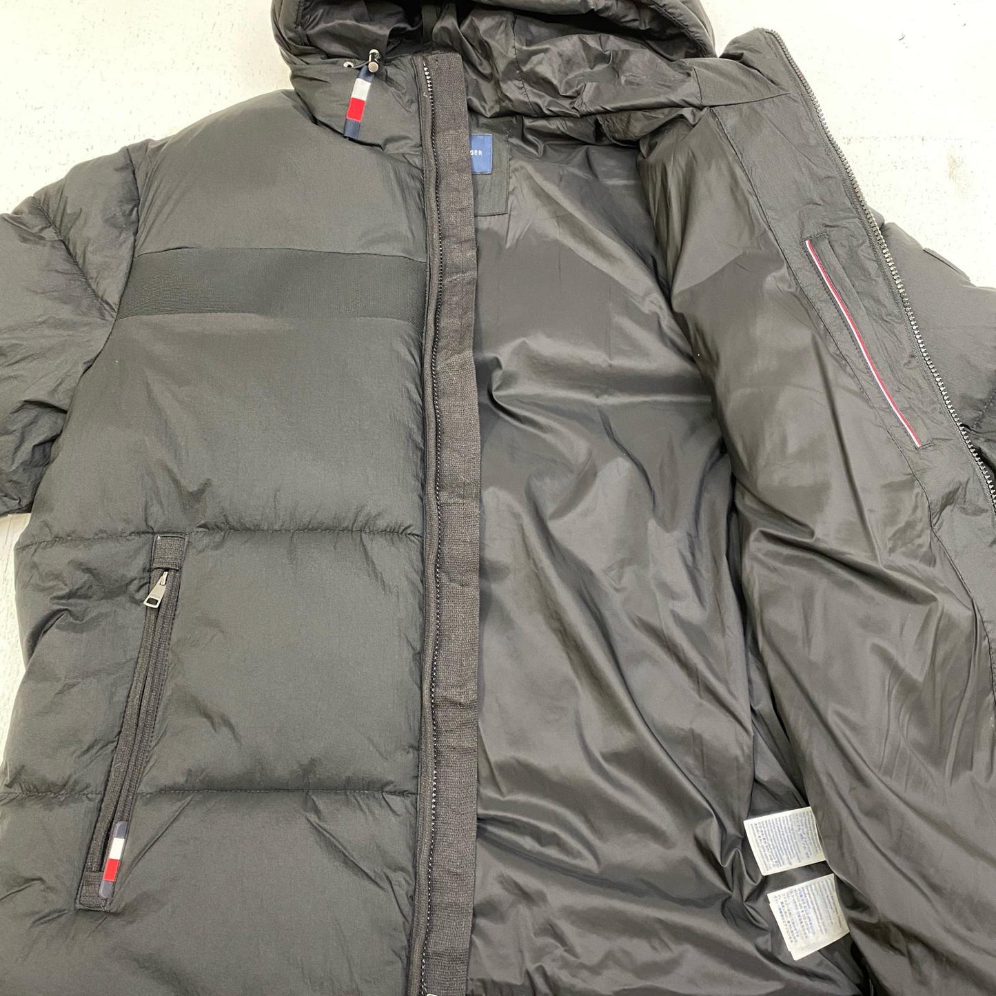 【中古】TOMMY HILFIGER | トミーヒルフィガー ダウンジャケット MW27679 ブラック サイズ：L【加古川店】