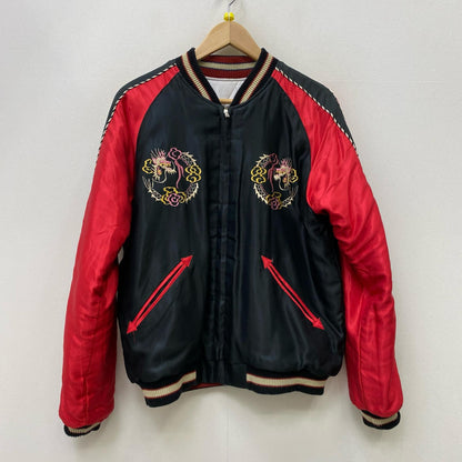 【中古】TAILOR TOYO(東洋エンタープライズ) | テイラートウヨウテイラートーヨー Acetate Quilted Souvenir Jacket Mid 1950s Style スーベニアジャケット TT15543 ブラック サイズ：M【加古川店】