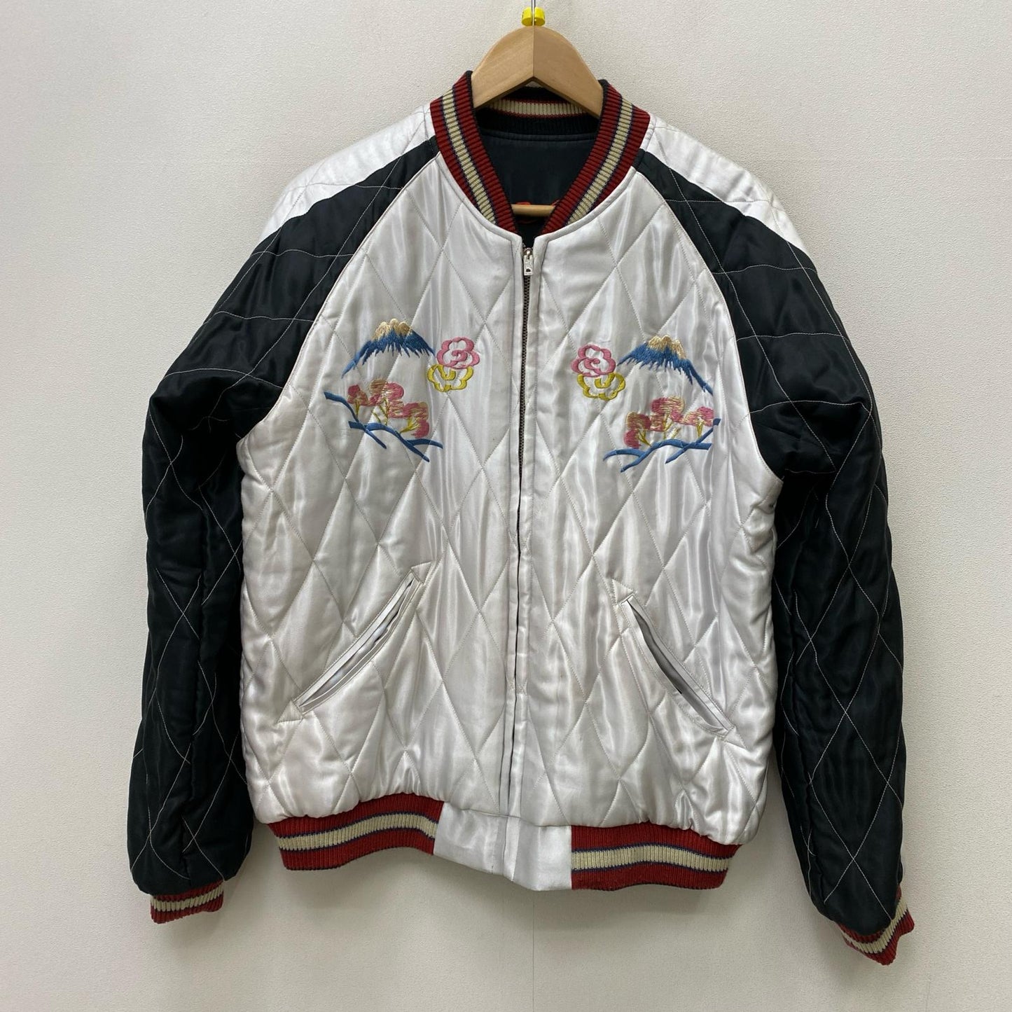 【中古】TAILOR TOYO(東洋エンタープライズ) | テイラートウヨウテイラートーヨー Acetate Quilted Souvenir Jacket Mid 1950s Style スーベニアジャケット TT15543 ブラック サイズ：M【加古川店】