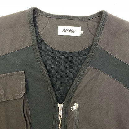 【中古】PALACE SKATEBOARDS | パレススケートボード UTILITY ZIP FRONT PANEL SWEAT ブルゾン 150137 ブラック サイズ：S【加古川店】