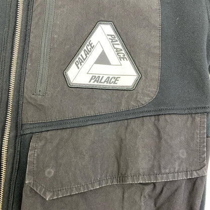 【中古】PALACE SKATEBOARDS | パレススケートボード UTILITY ZIP FRONT PANEL SWEAT ブルゾン 150137 ブラック サイズ：S【加古川店】