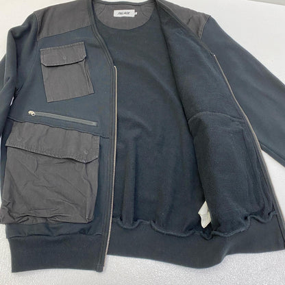 【中古】PALACE SKATEBOARDS | パレススケートボード UTILITY ZIP FRONT PANEL SWEAT ブルゾン 150137 ブラック サイズ：S【加古川店】