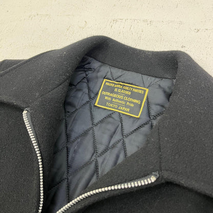 【中古】WACKOMARIA | ワコマリア GP UPSETTER MELTON JKT その他アウター ブラック サイズ：S【加古川店】