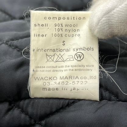 【中古】WACKOMARIA | ワコマリア GP UPSETTER MELTON JKT その他アウター ブラック サイズ：S【加古川店】
