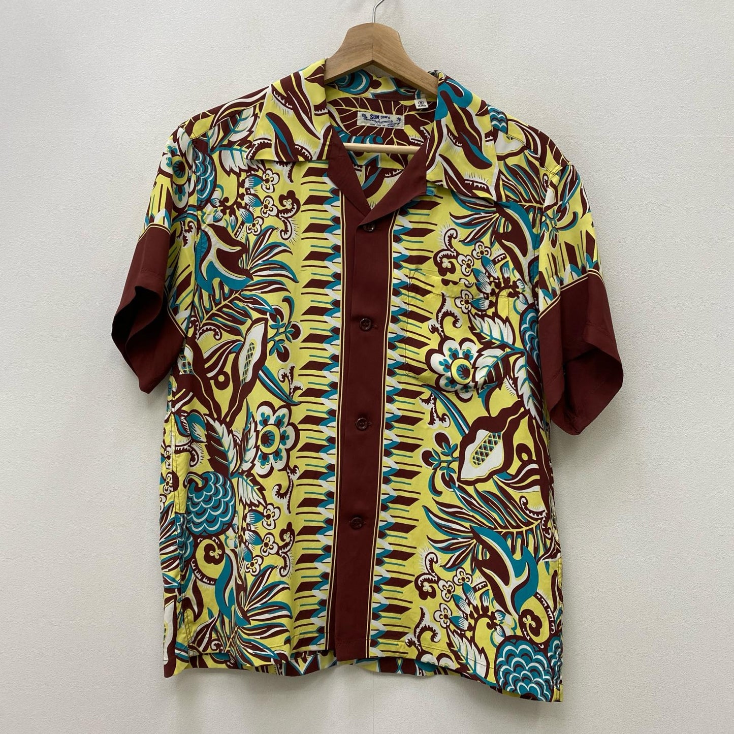 【中古】SUN SURF | サンサーフ RAYON HAWAIIAN SHIRT FLOWER FIELD BORDER? その他トップス SS39430 その他 サイズ：S【加古川店】