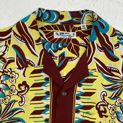 【中古】SUN SURF | サンサーフ RAYON HAWAIIAN SHIRT FLOWER FIELD BORDER? その他トップス SS39430 その他 サイズ：S【加古川店】