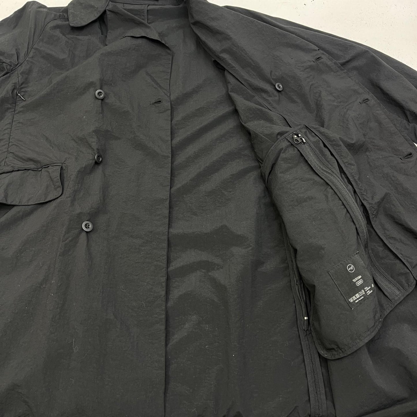 【中古】TEATORA | テアトラ DEVICE COAT その他アウター ブラック サイズ：48【加古川店】