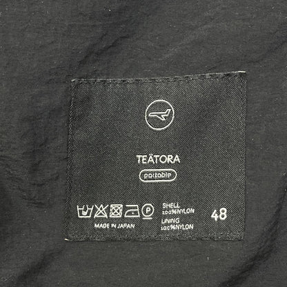 【中古】TEATORA | テアトラ DEVICE COAT その他アウター ブラック サイズ：48【加古川店】