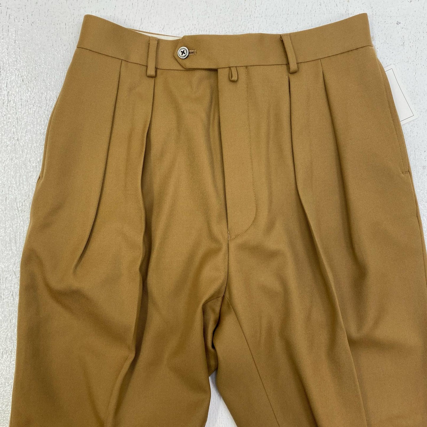 【中古】NEAT | ニート Back Satin Gabardine Wide Type 1 その他ボトムス 24-02BGW-TI キャメル サイズ：48【加古川店】