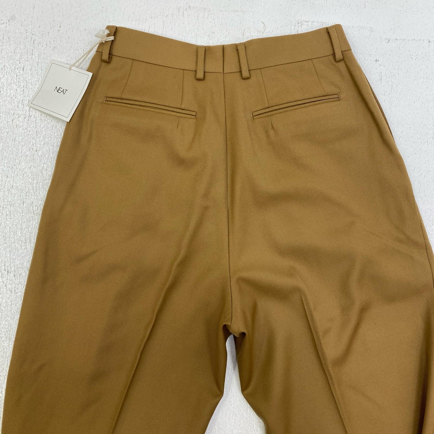【中古】NEAT | ニート Back Satin Gabardine Wide Type 1 その他ボトムス 24-02BGW-TI キャメル サイズ：48【加古川店】