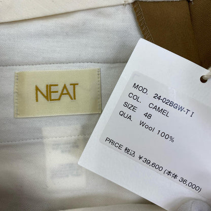 【中古】NEAT | ニート Back Satin Gabardine Wide Type 1 その他ボトムス 24-02BGW-TI キャメル サイズ：48【加古川店】