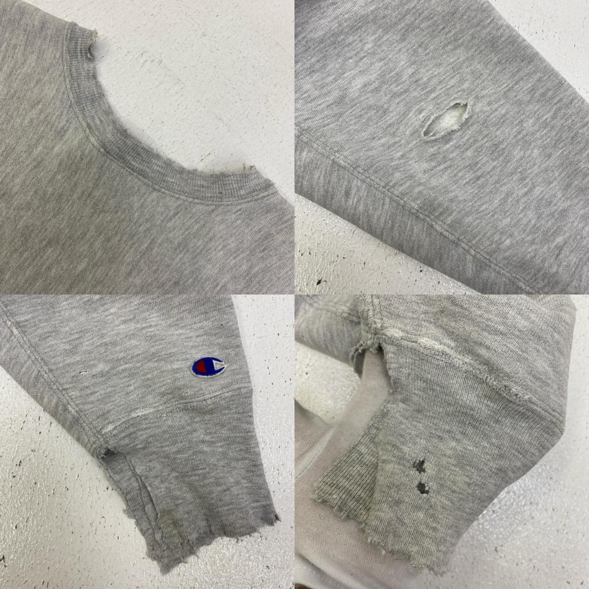 【中古】Champion | チャンピオン reverse weave:tulane athletics トリコﾀｸﾞ スウェット グレー サイズ：L【加古川店】